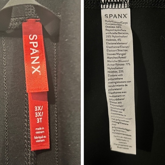 Spanx Black Drape Jacket 3X - Picture 7 of 8